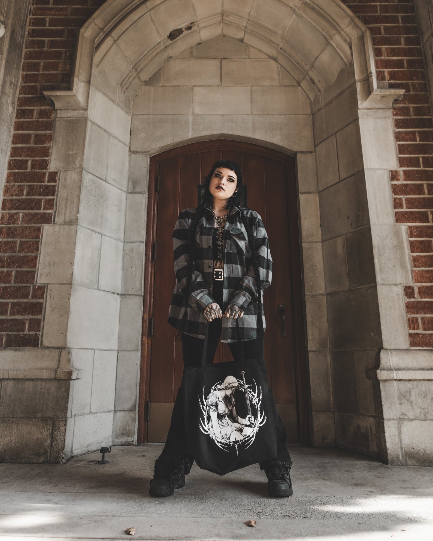 Obsidian Hymn Tote Bag