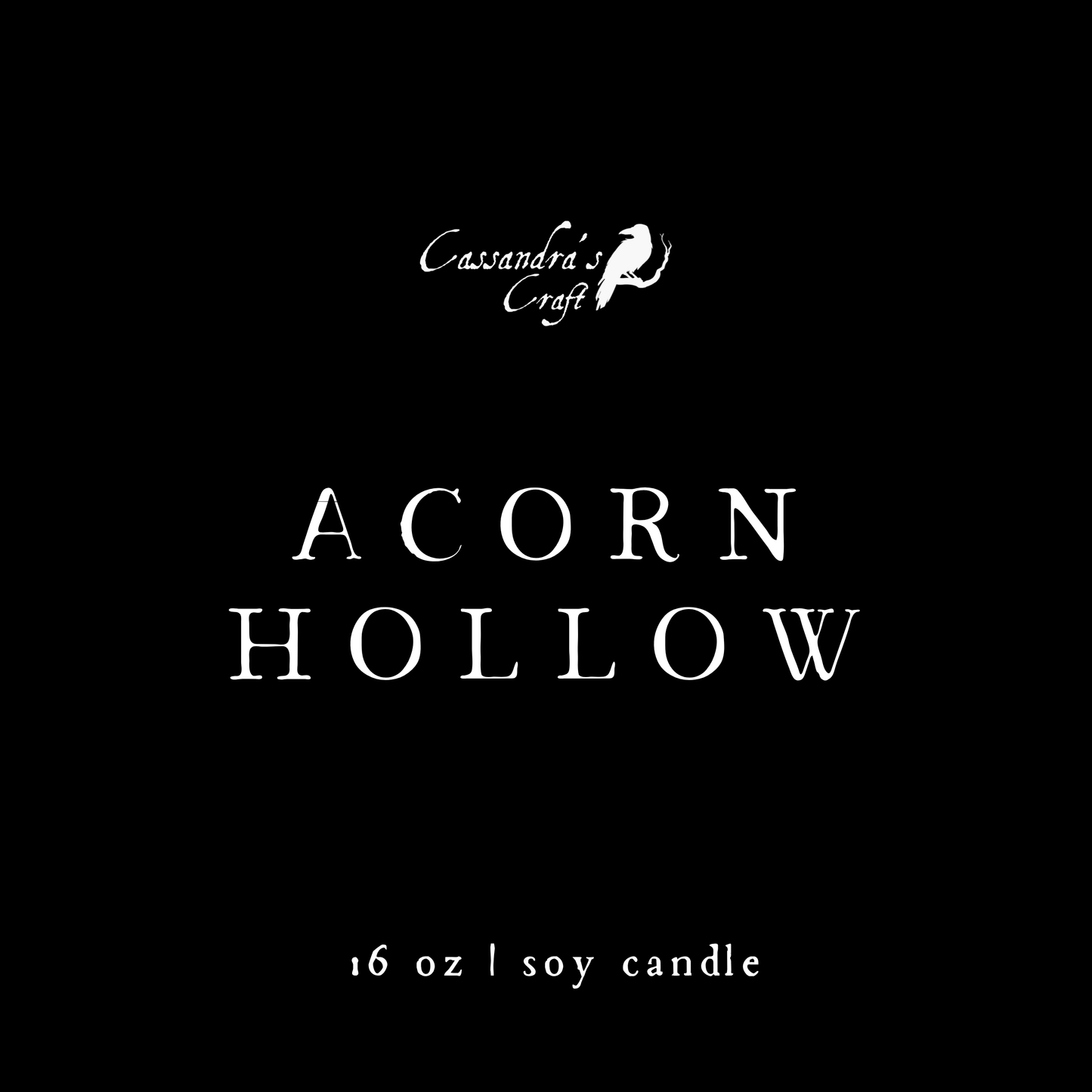 Acorn Hollow Candle