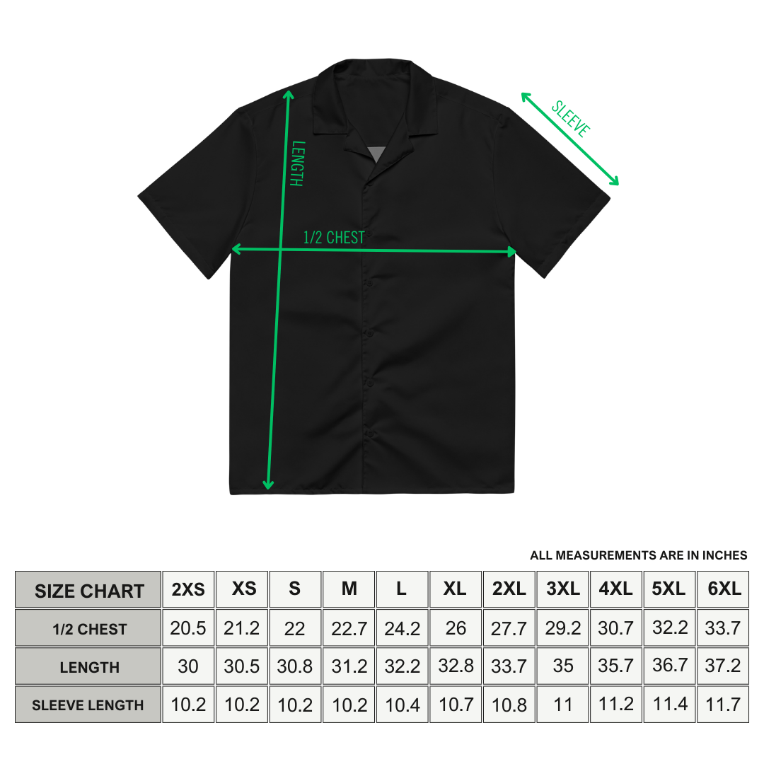 Nevermore Days Unisex Button Up Shirt