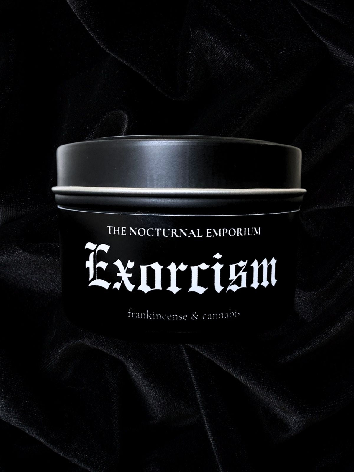 Exorcism Tin Candle