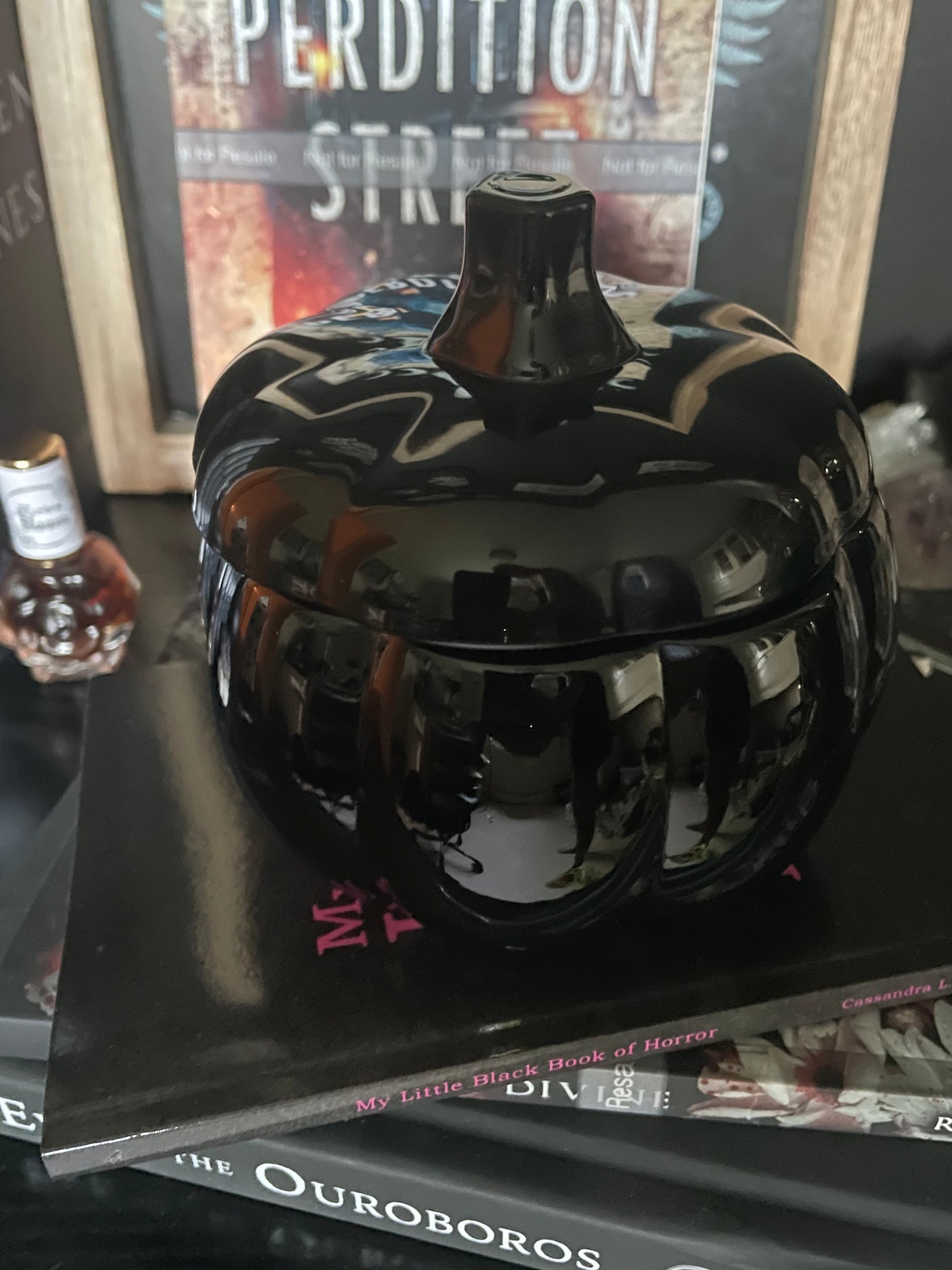 Black Pumpkin Candles