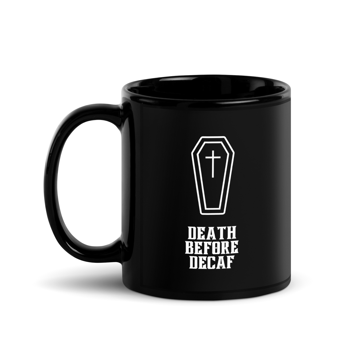 Death Before Decaf Mug