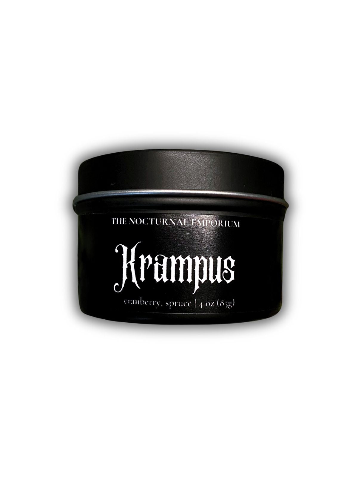 Krampus Tin Candle