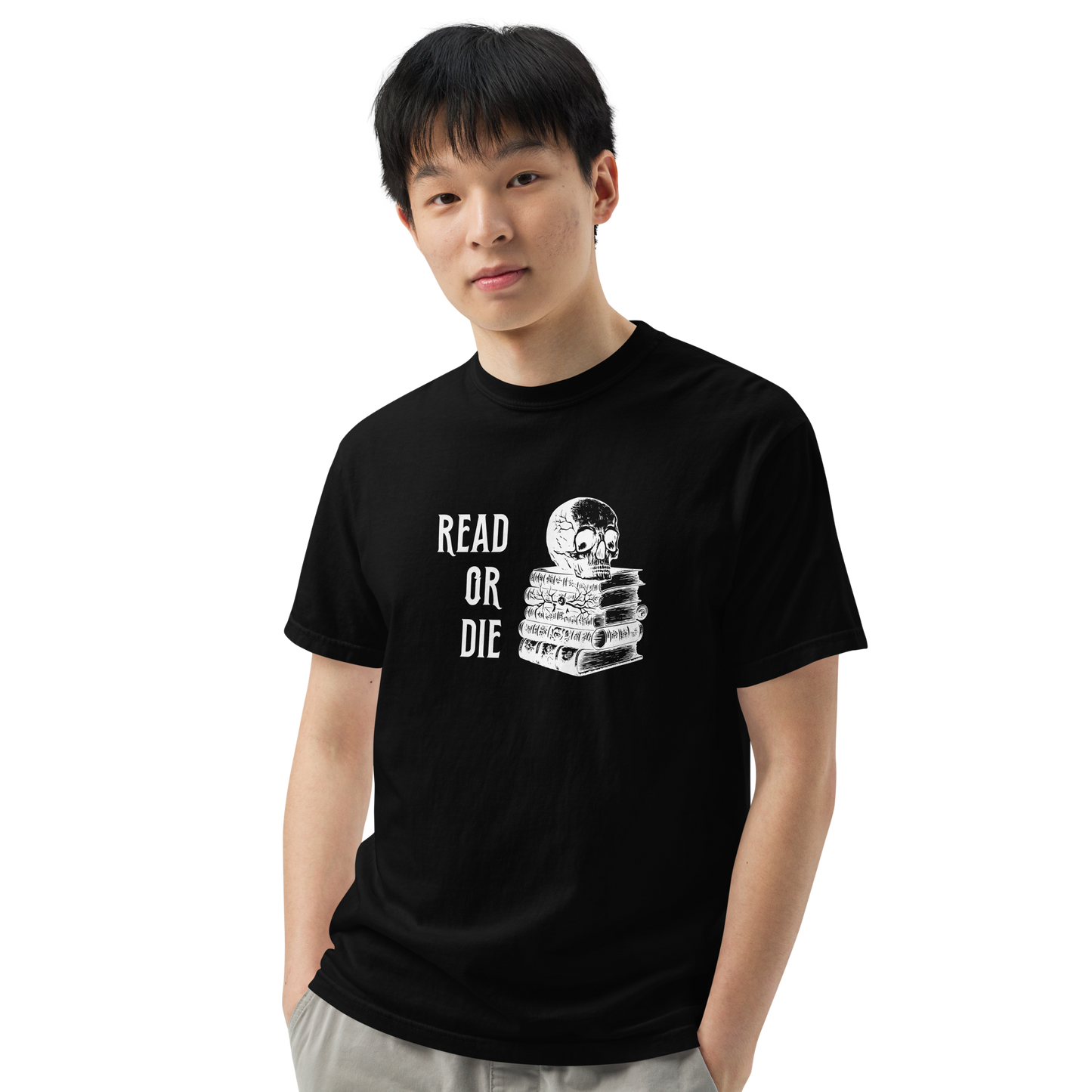 Lire ou mourir T-shirt poids lourd