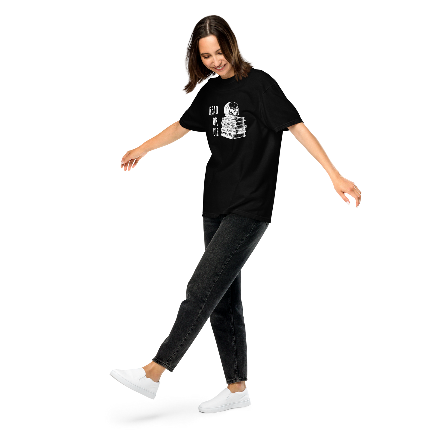 Lire ou mourir T-shirt poids lourd