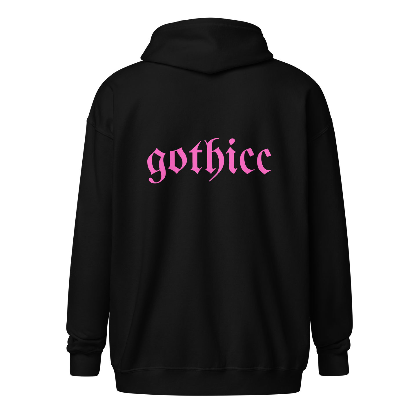 Sudadera con capucha y cremallera Gothicc