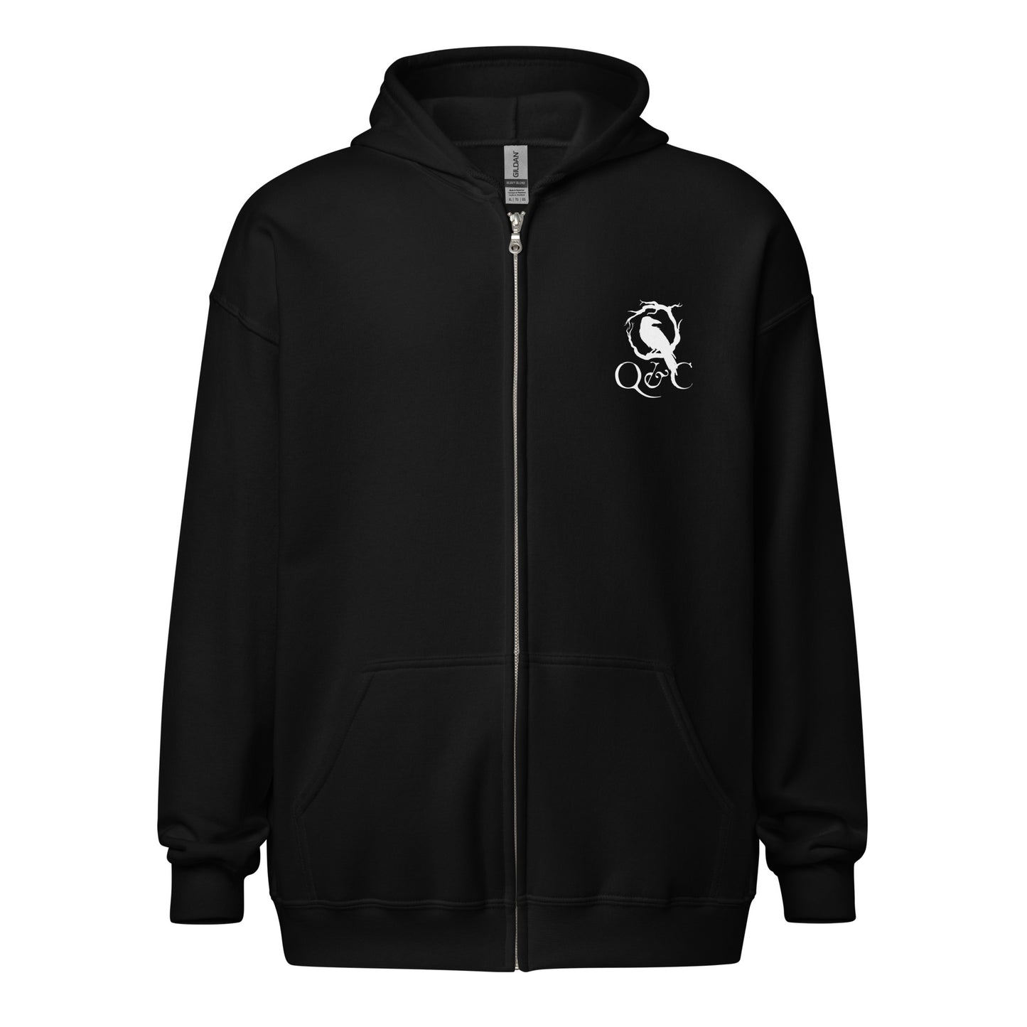 Read or Die Sweat à capuche zippé unisexe en mélange épais