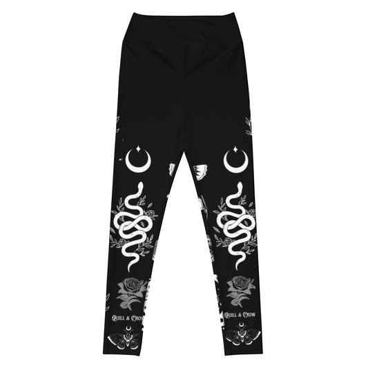 Leggings de bruja de yoga (negro)