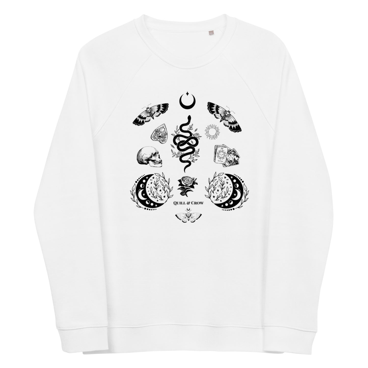 Sweat-shirt occulte (blanc sorcière)
