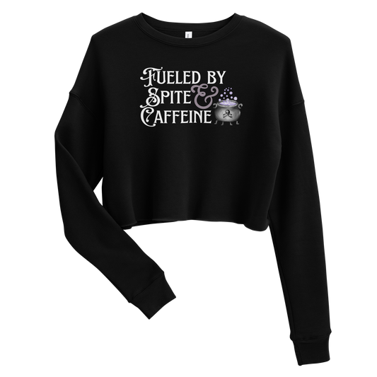 Sudadera corta Fueled by Spite & Caffeine