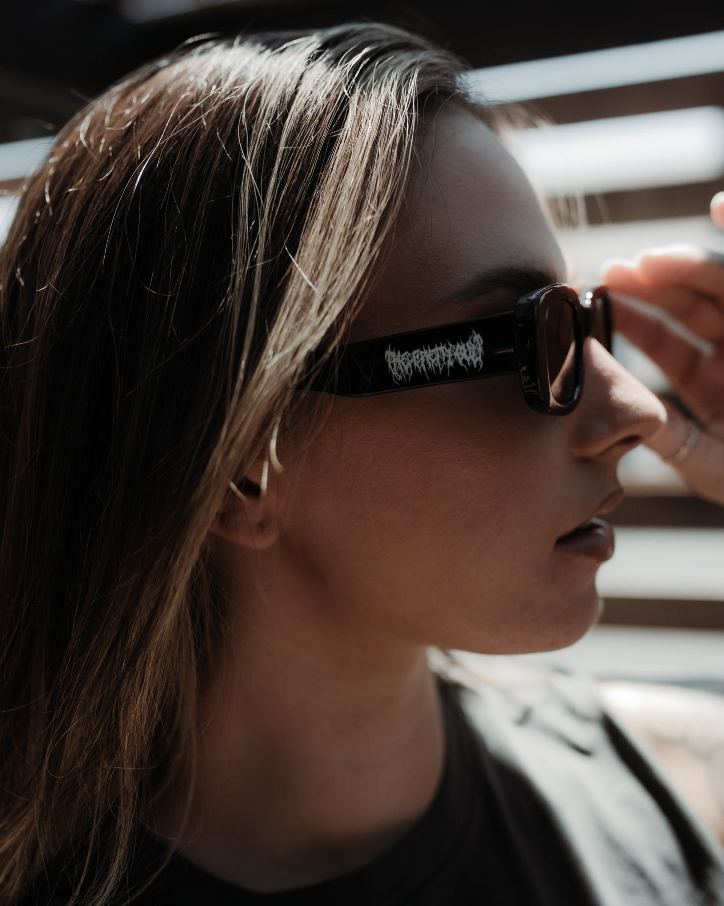 TPC Black Metal Sunglasses