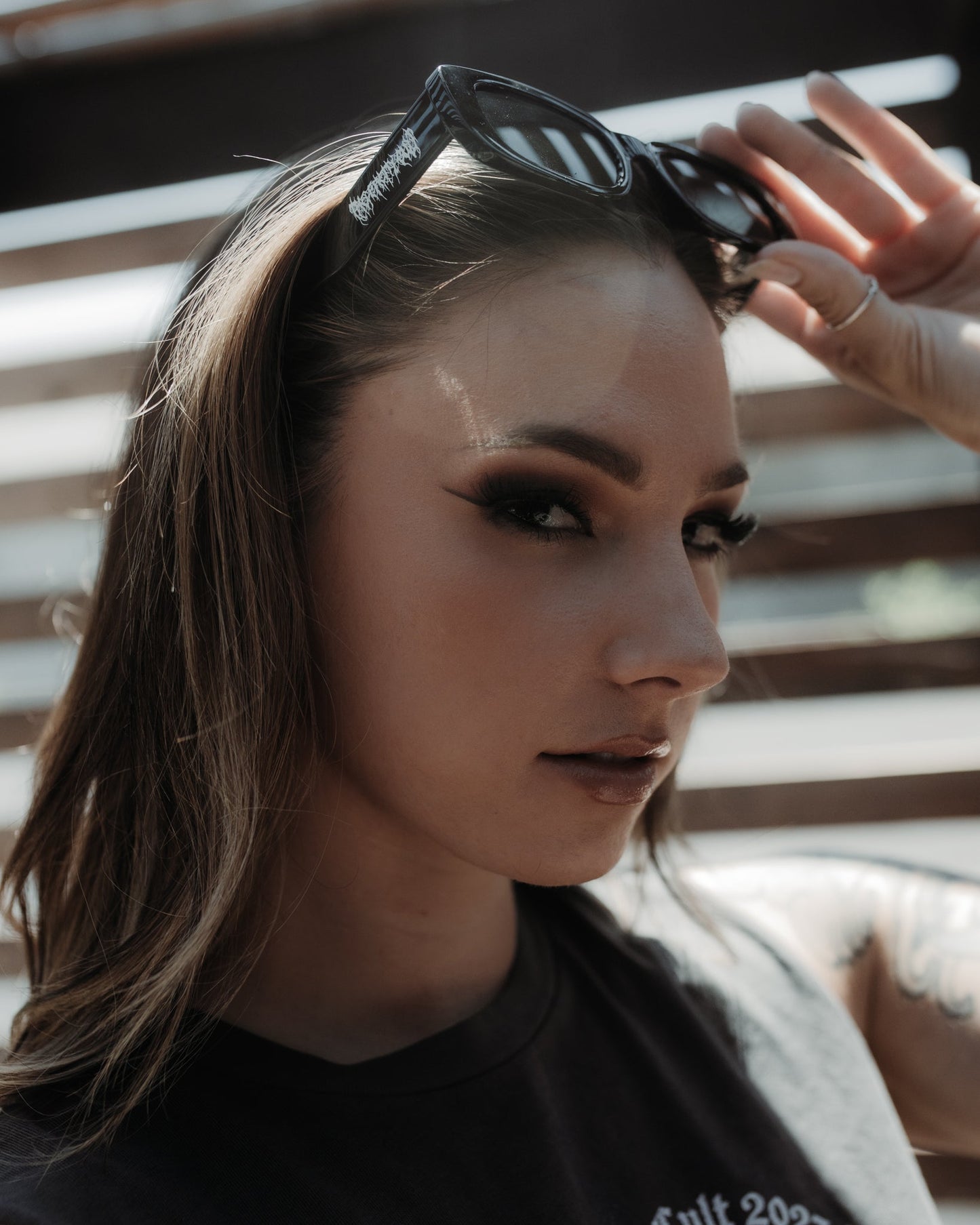 TPC Black Metal Sunglasses