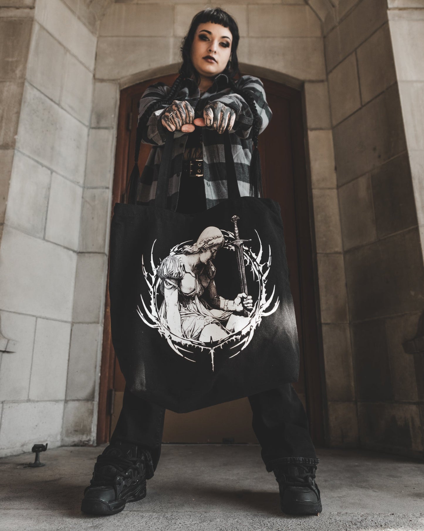 Obsidian Hymn Tote Bag