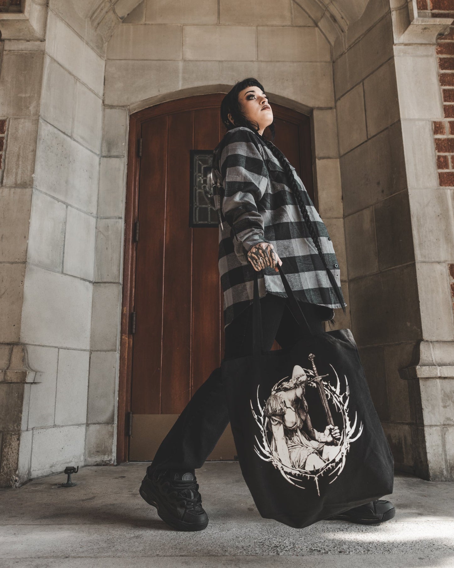 Obsidian Hymn Tote Bag