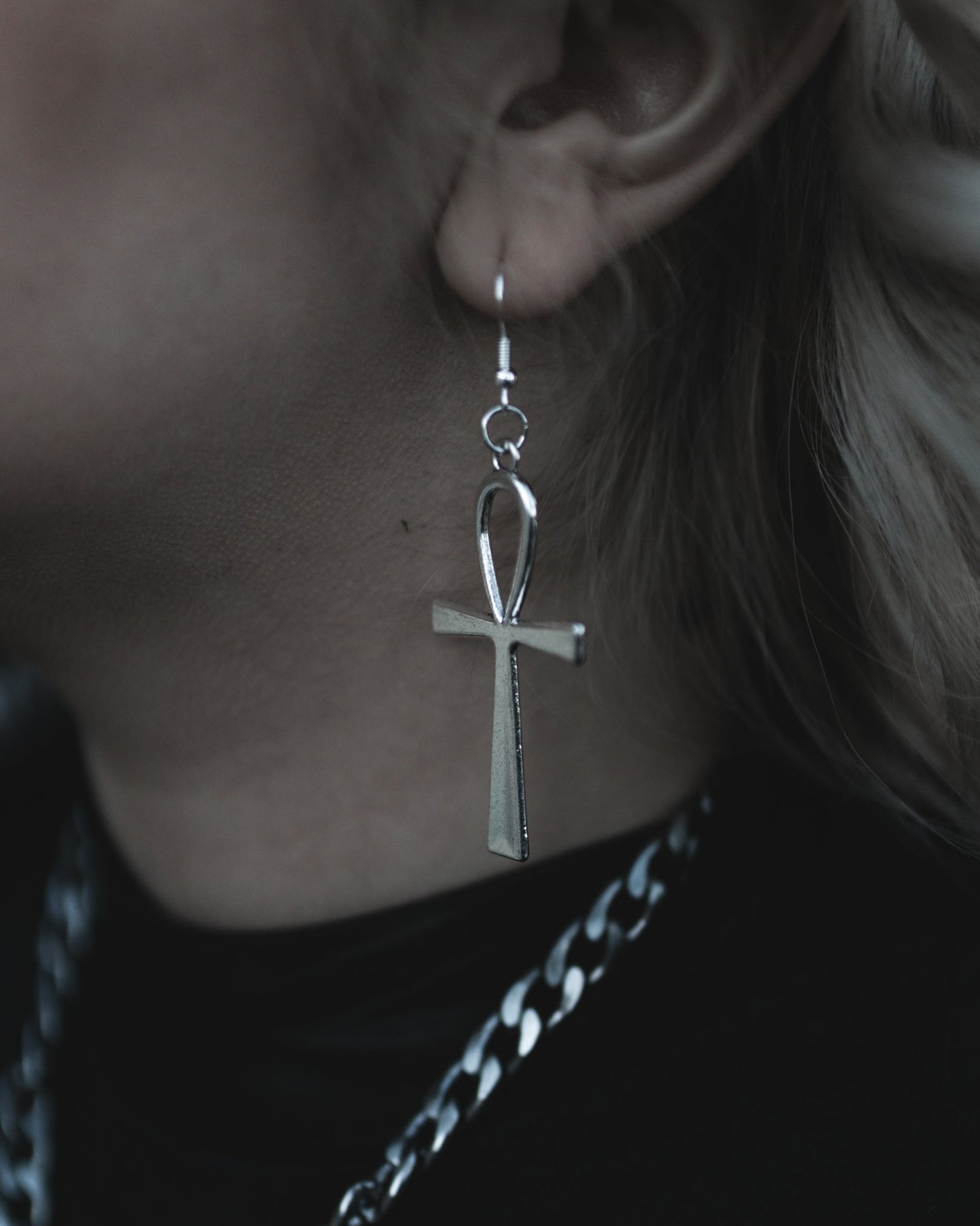 Ankh Earrings
