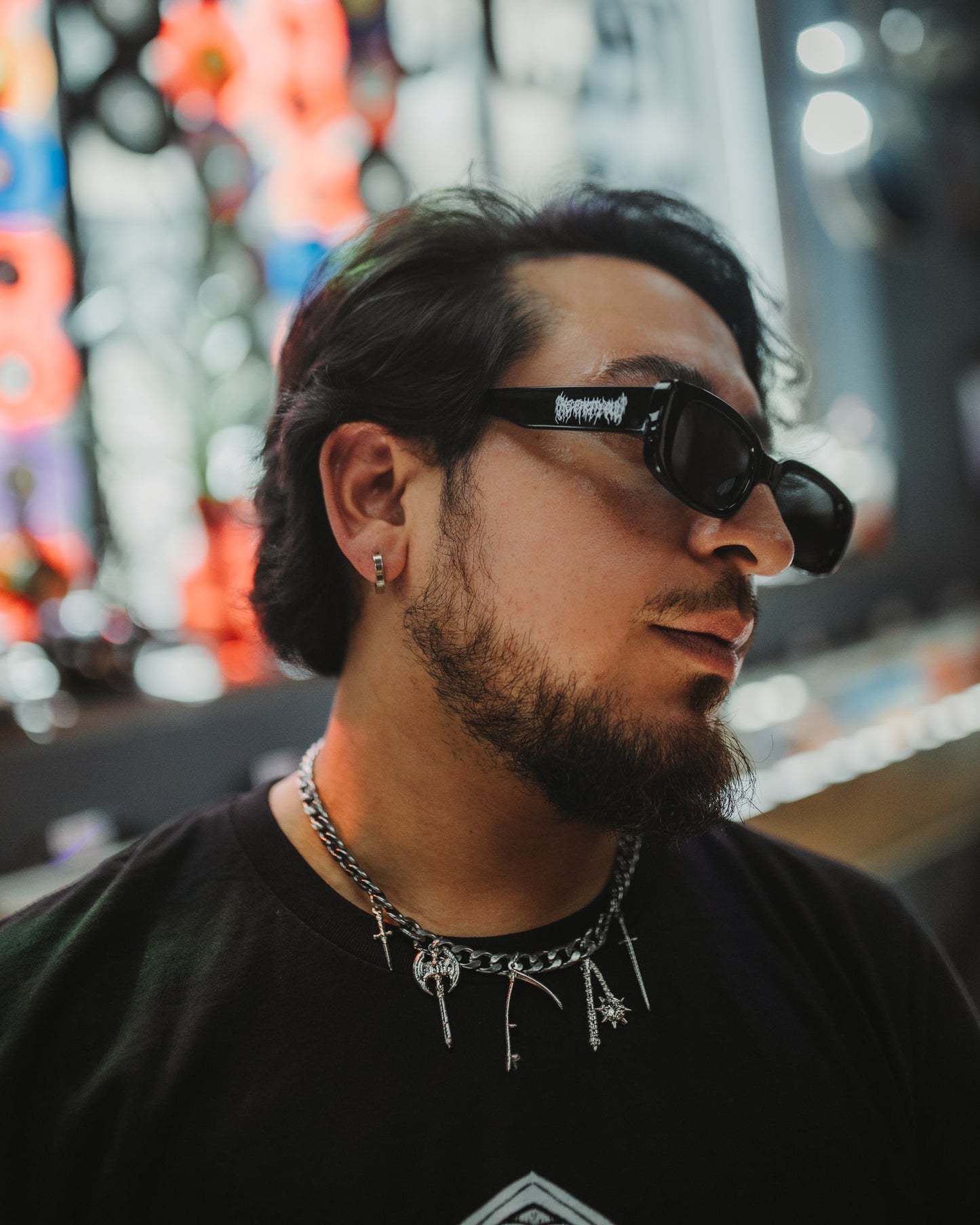 TPC Black Metal Sunglasses