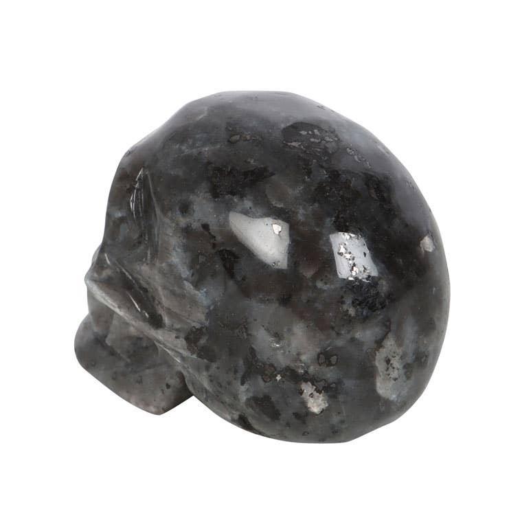 Black Labradorite Crystal Skull