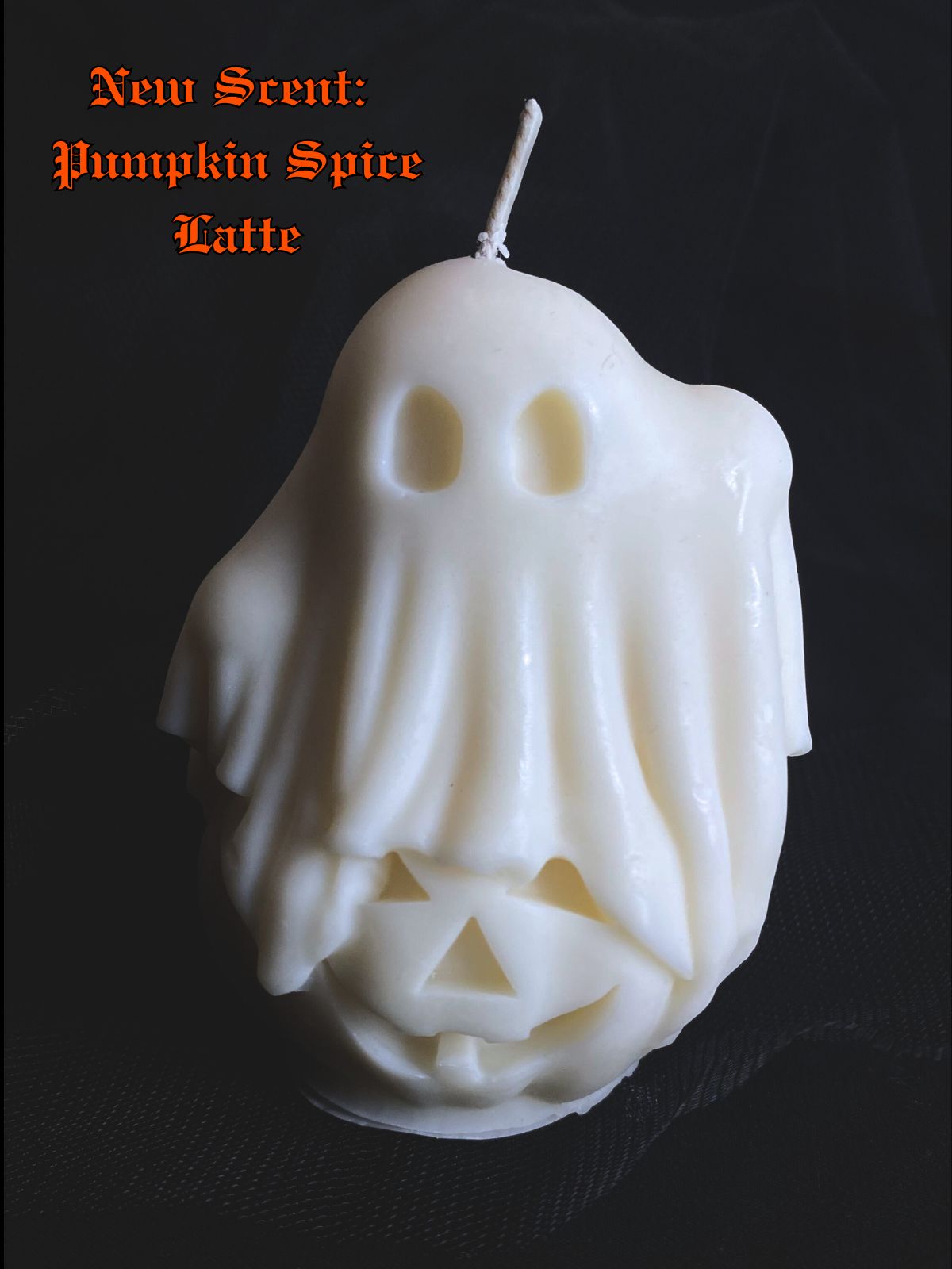 Ghost With The Most Pillar Candle