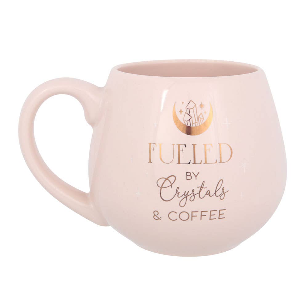 Crystals & Coffee Rounded Mug