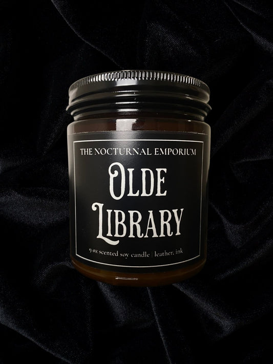 Olde Library Jar Candle