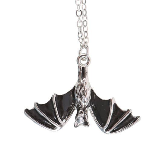 Hanging Bat Pendant Necklace