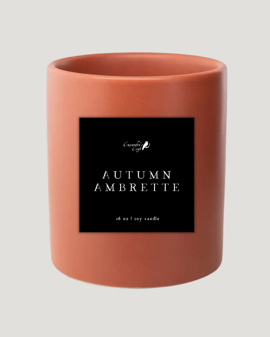 Autumn Ambrette Candle