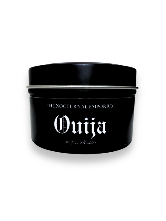 Ouija Tin Candle