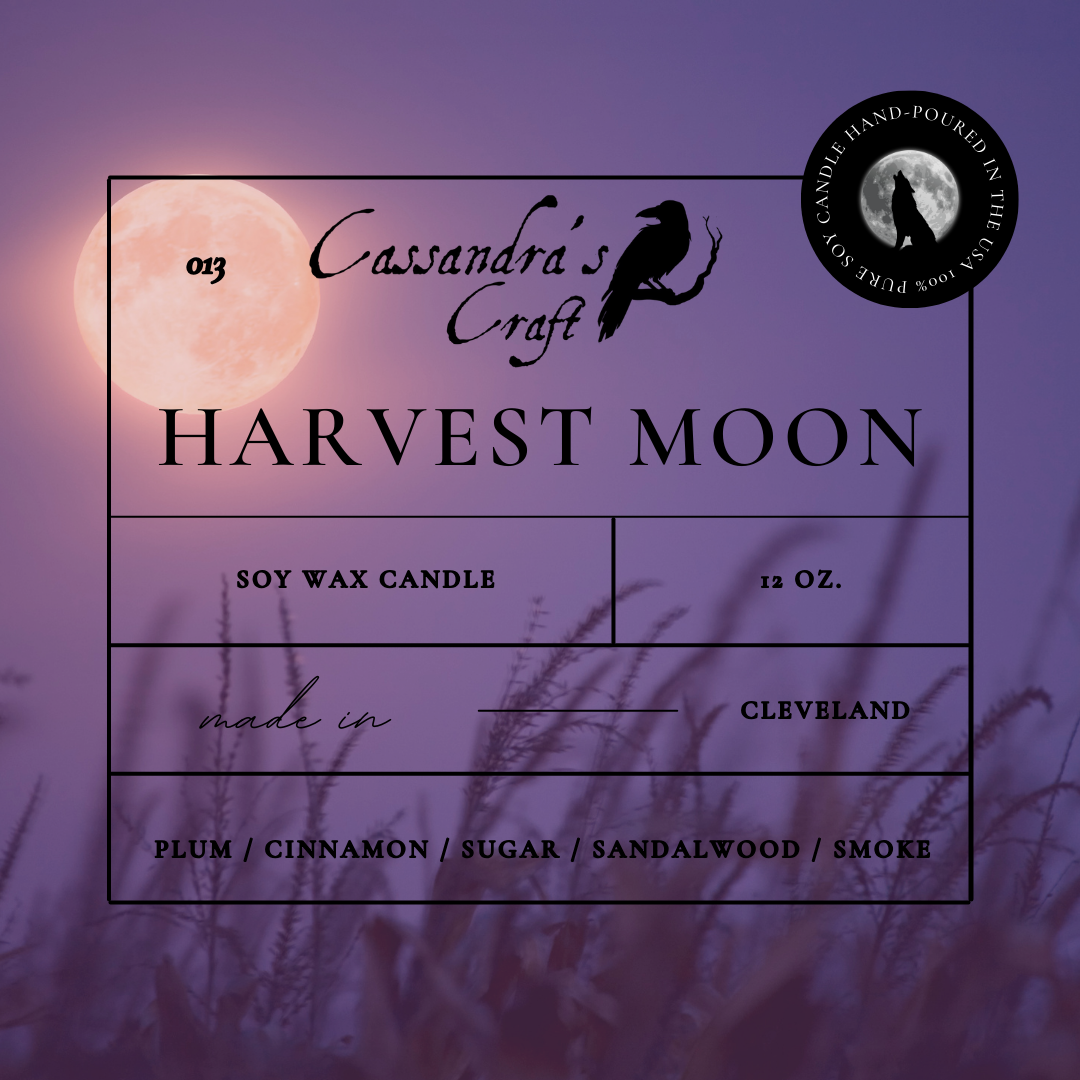 New! Harvest Moon Candle