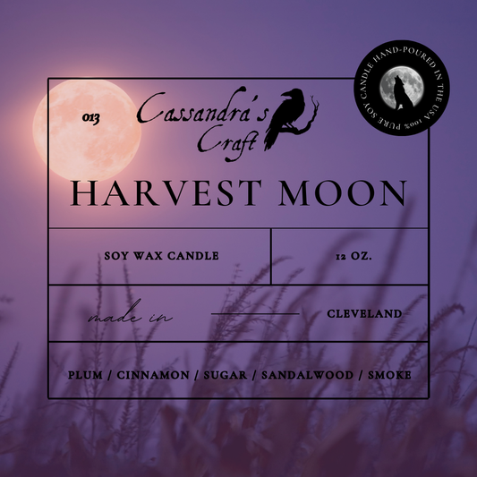 New! Harvest Moon Candle