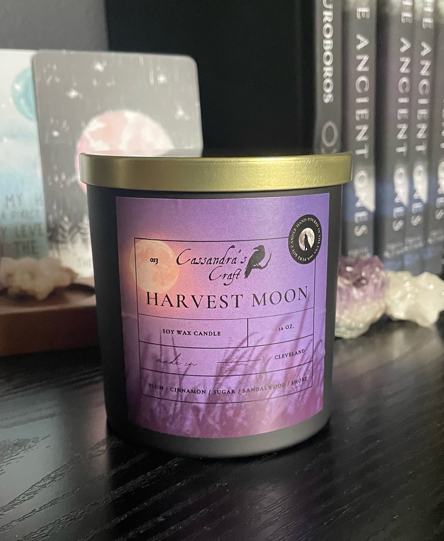 New! Harvest Moon Candle