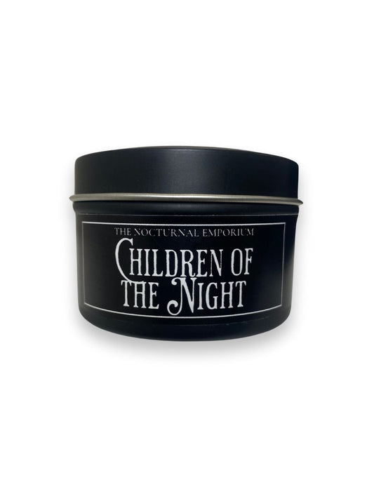 Children Of The Night Tin Candle