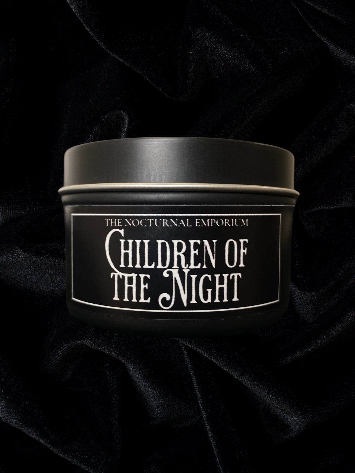 Children Of The Night Tin Candle