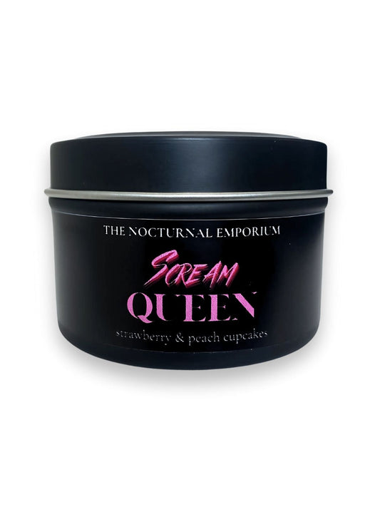Scream Queen Tin Candle