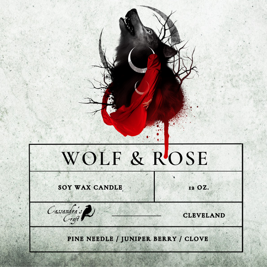 Wolf & Rose Candle