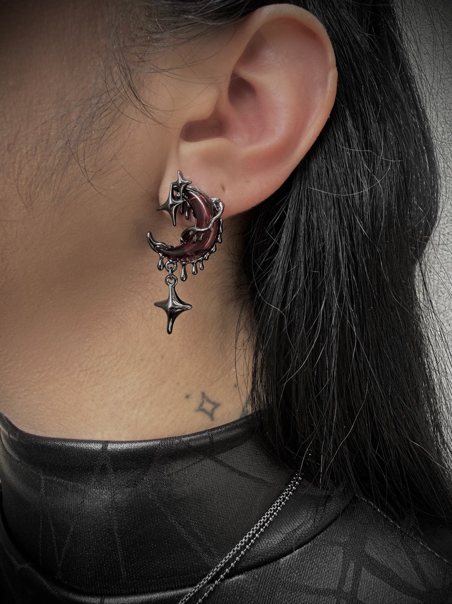 Blood Moon Earrings