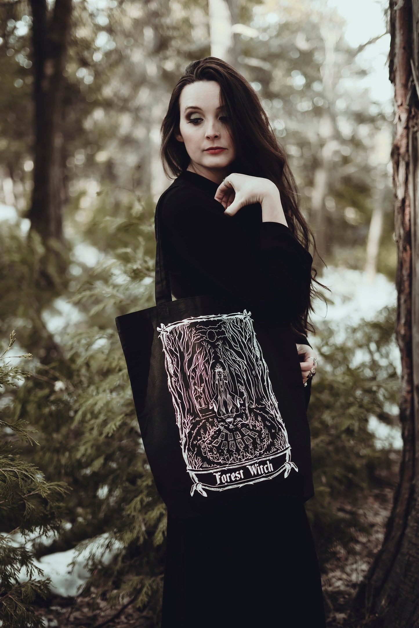 Forest Witch Tote Bag