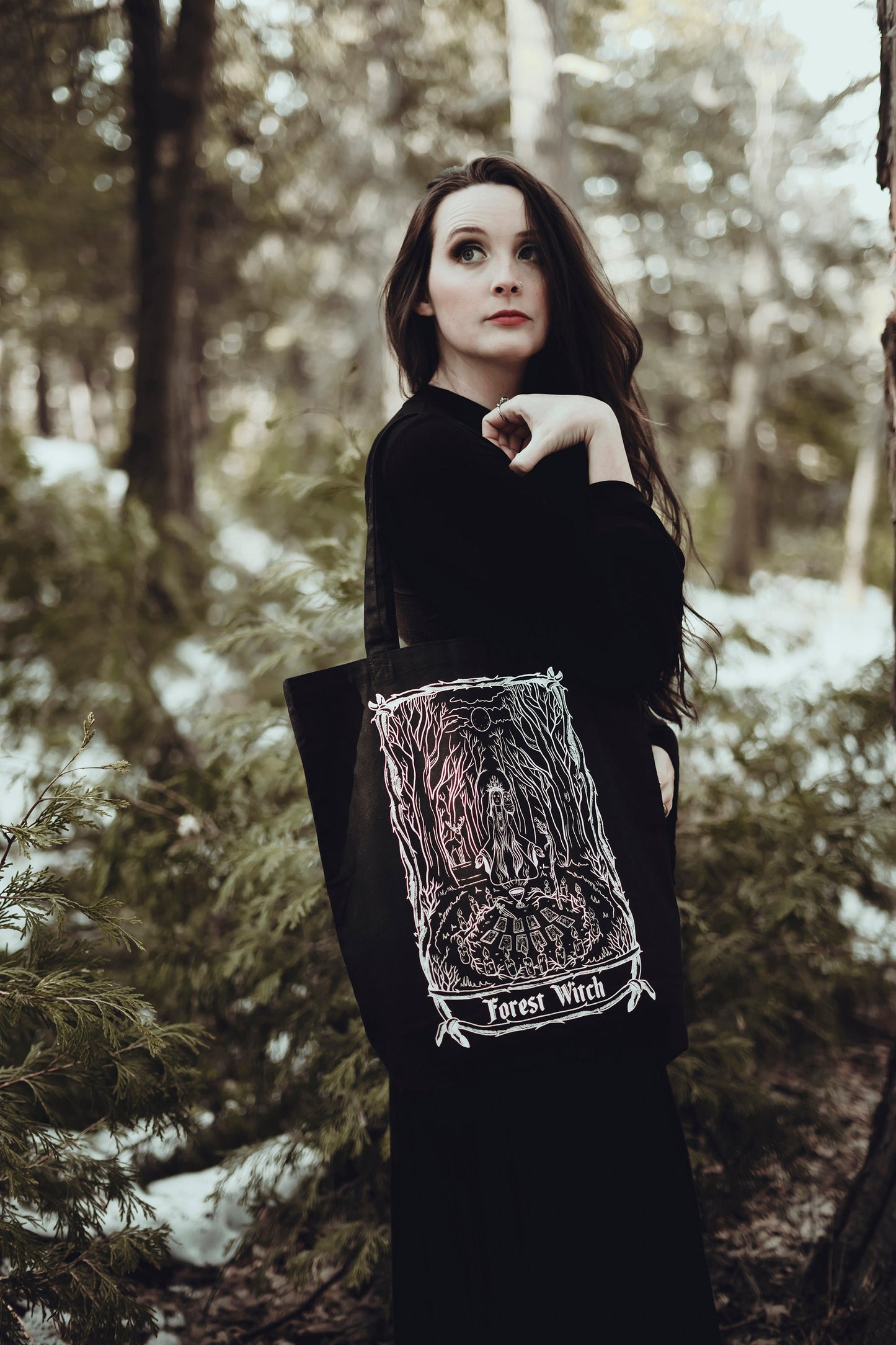 Forest Witch Tote Bag