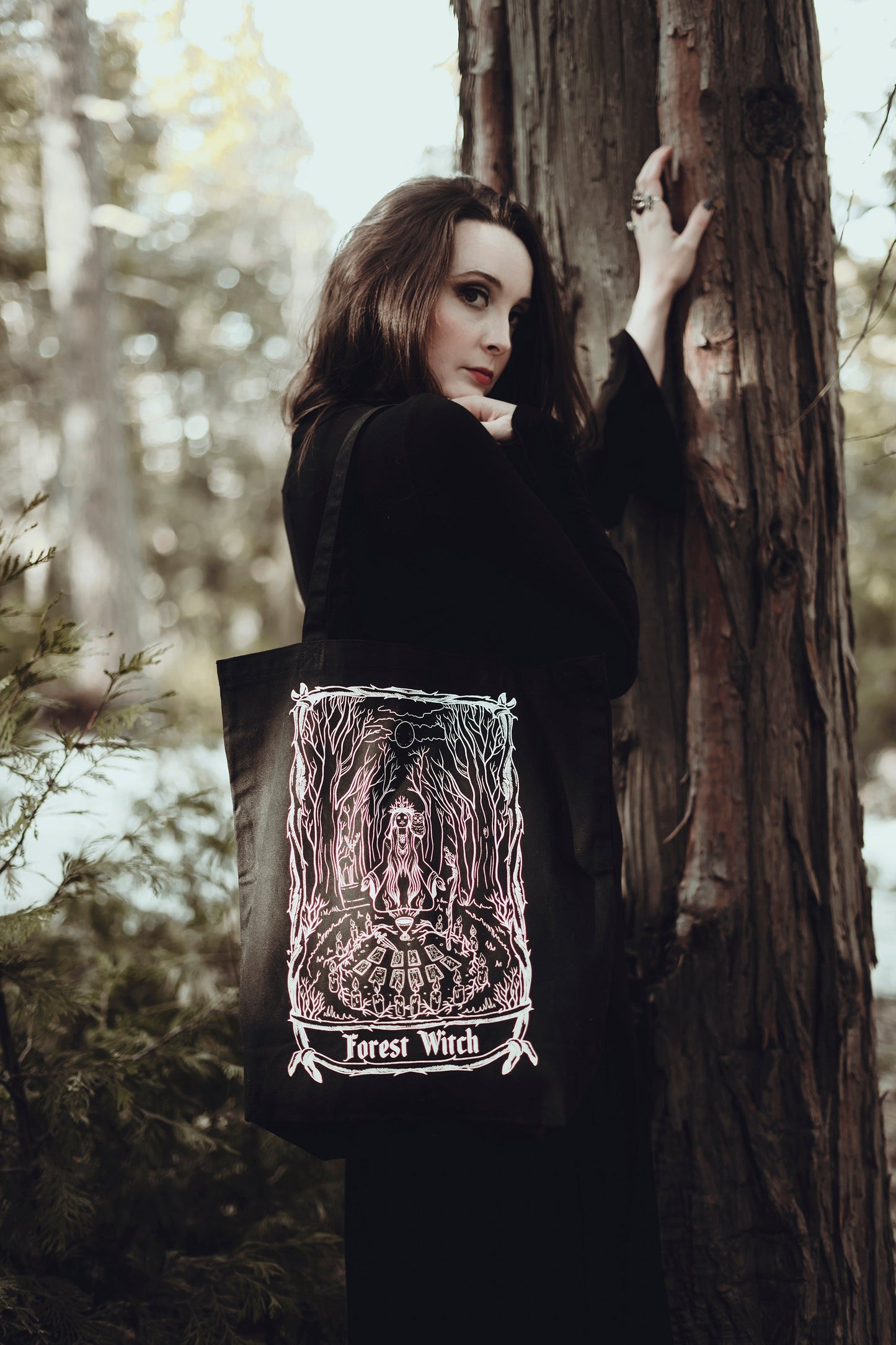 Forest Witch Tote Bag