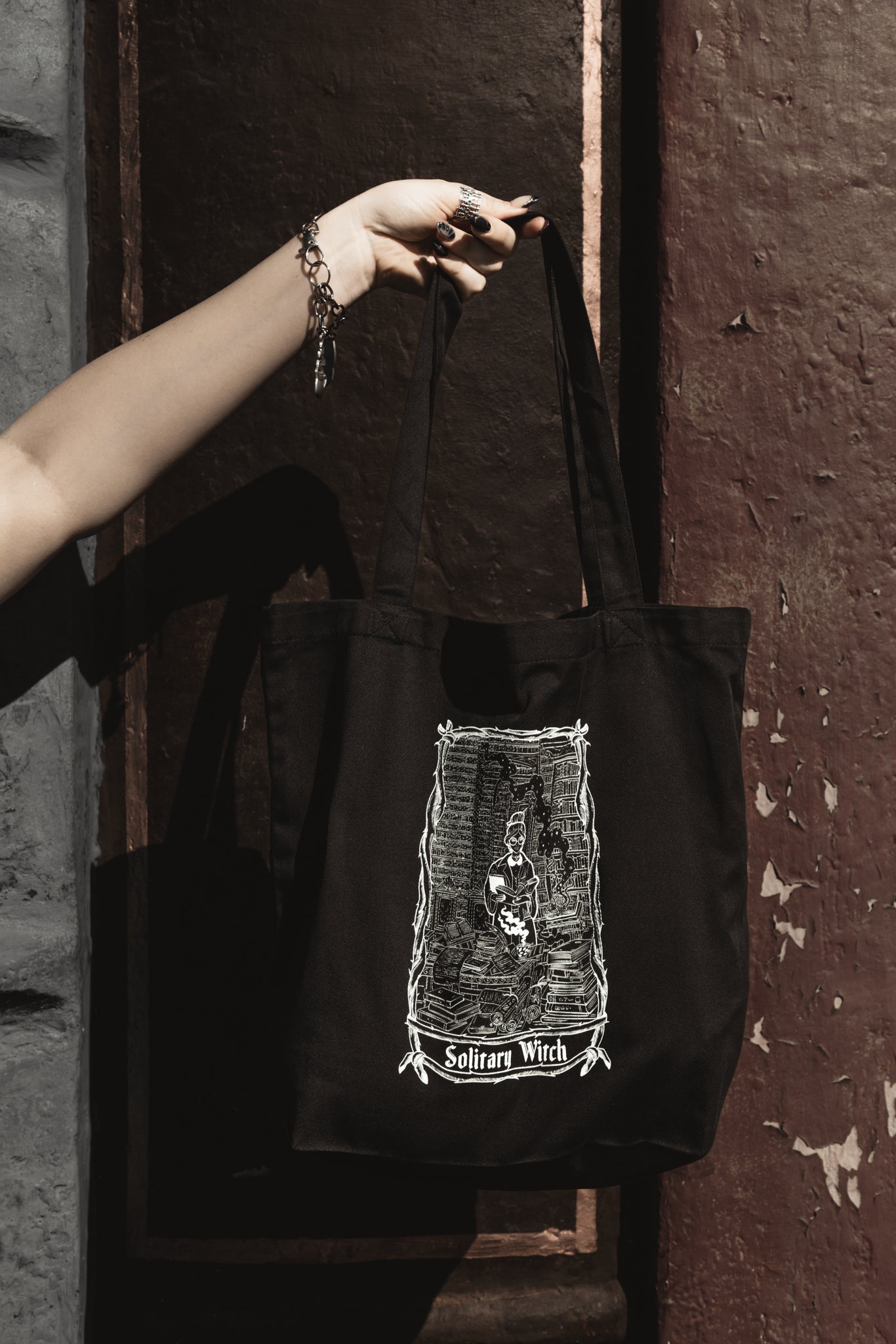 Solitary Witch Tote Bag