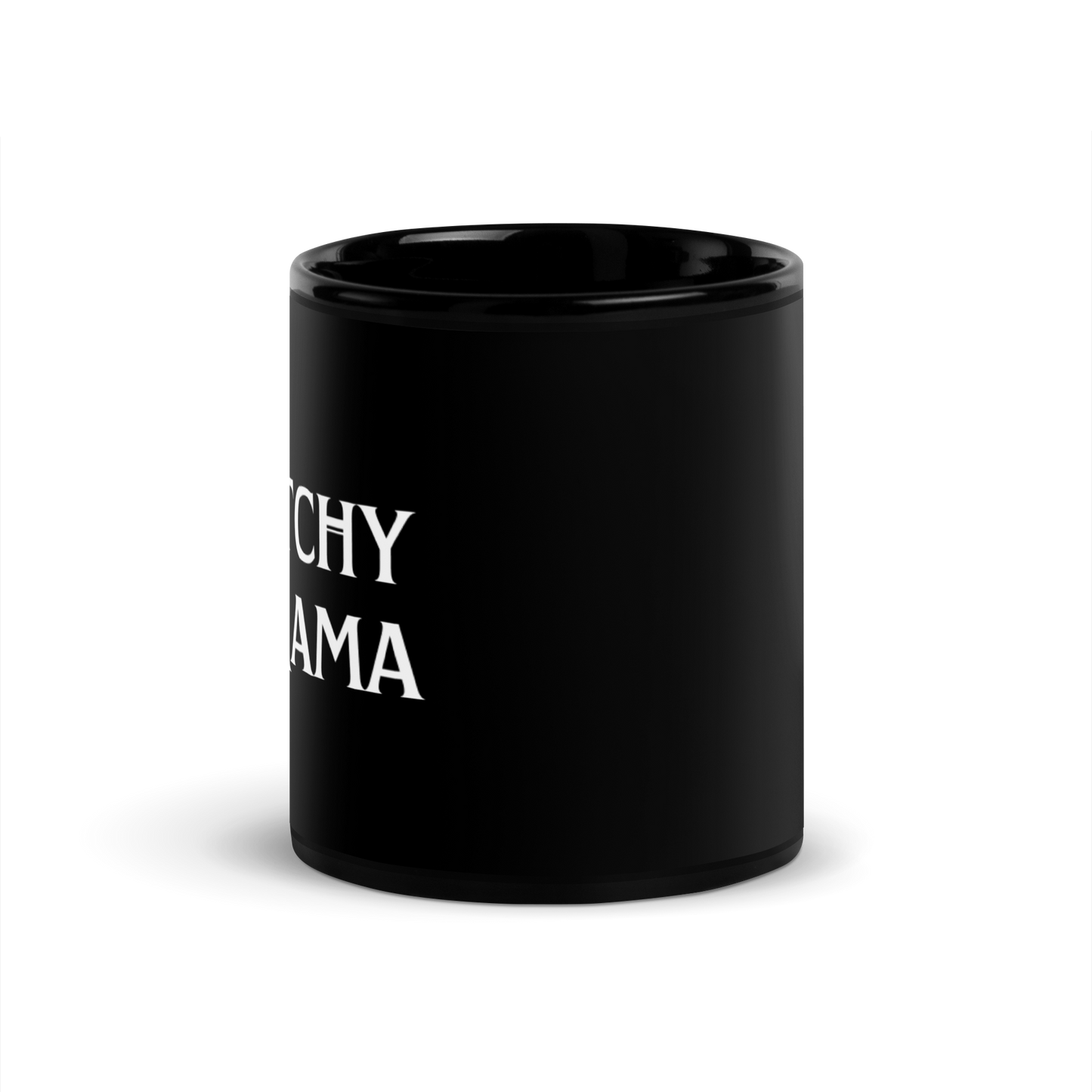 Witchy Mama Tasse noire brillante