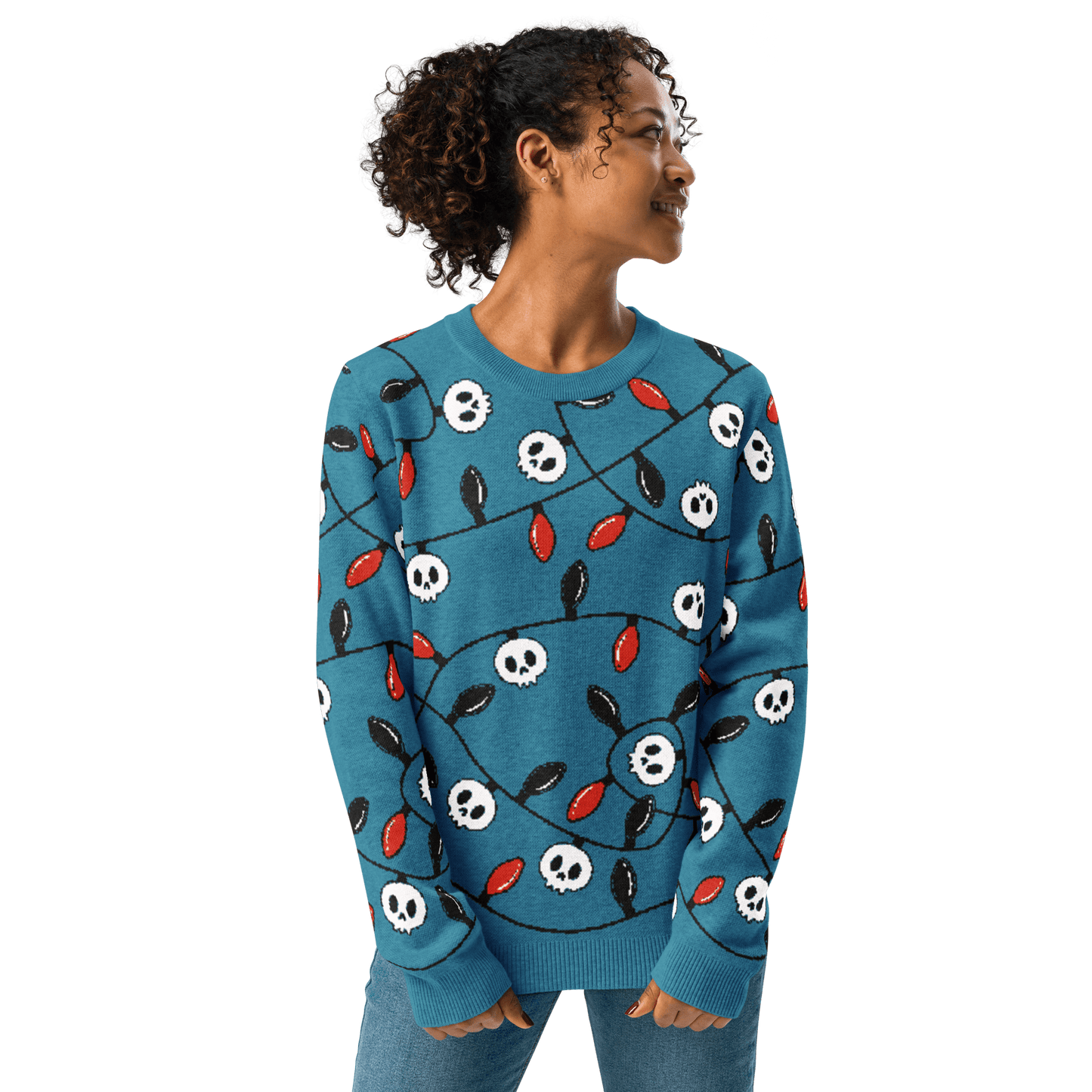 Boney & Bright Blue Knit Sweater