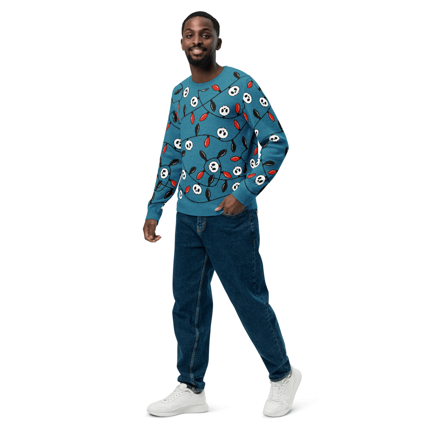 Boney & Bright Blue Knit Sweater