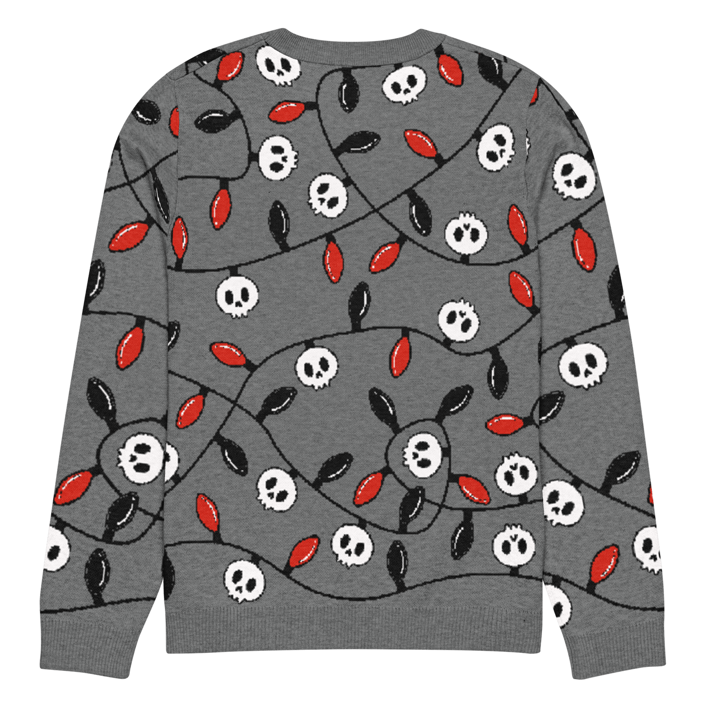 Boney & Bright Grey Knit Crewneck Sweater