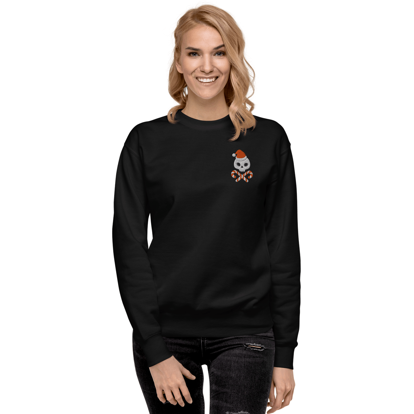 Candy Bones Unisex Embroidered Sweatshirt
