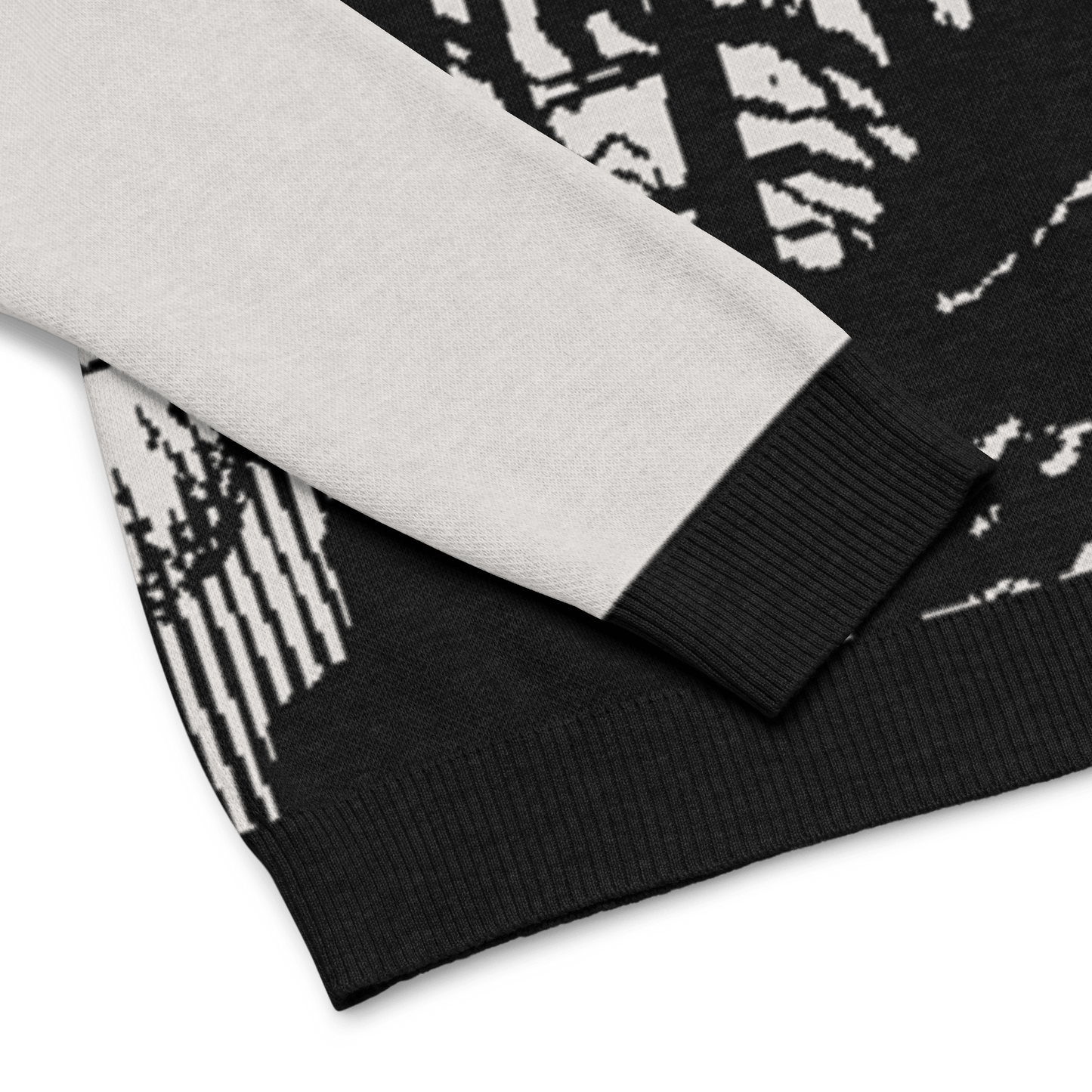 Cemetery Ash Knit Crew Neck Sweater