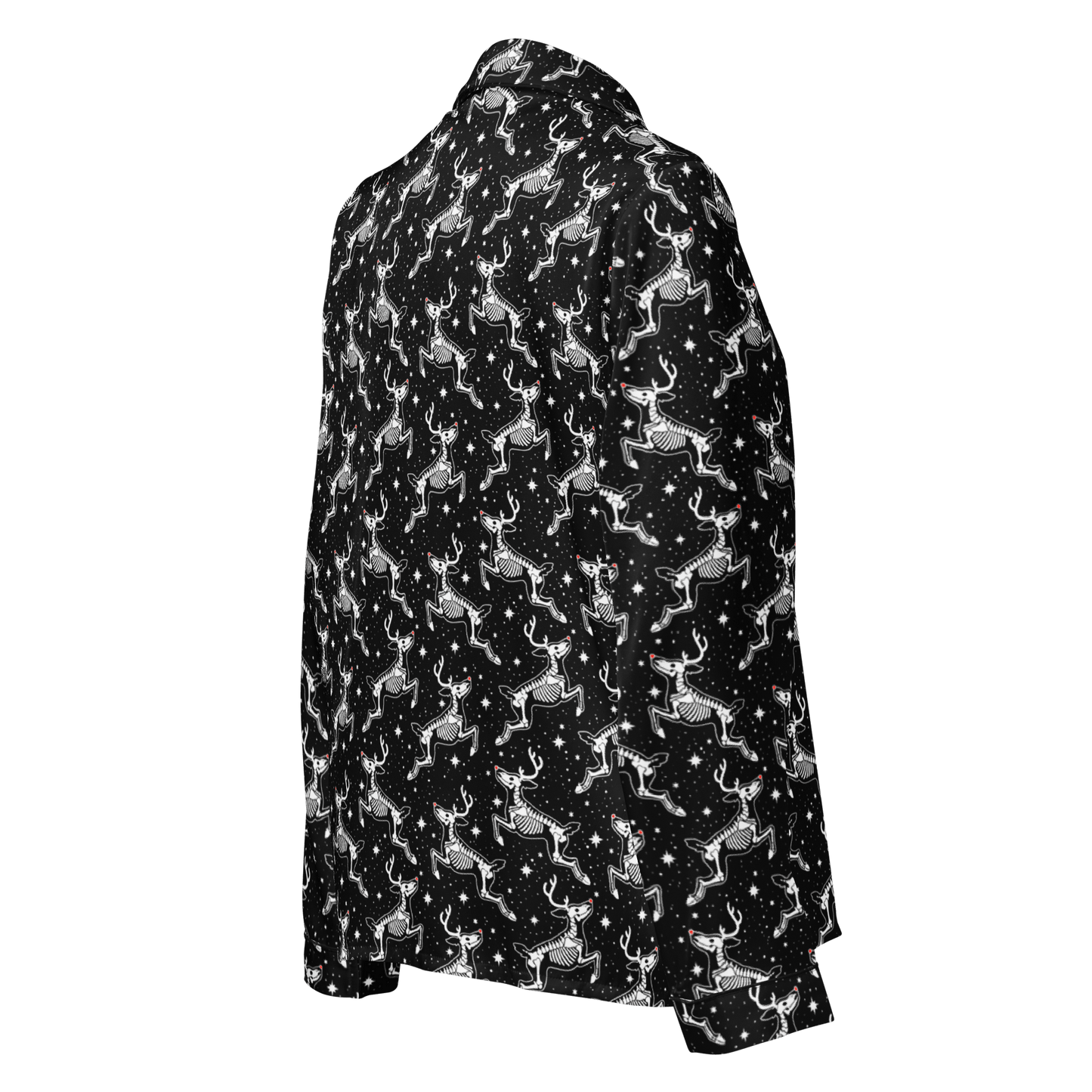 Deadnose Reindeer Silky Pajama Top