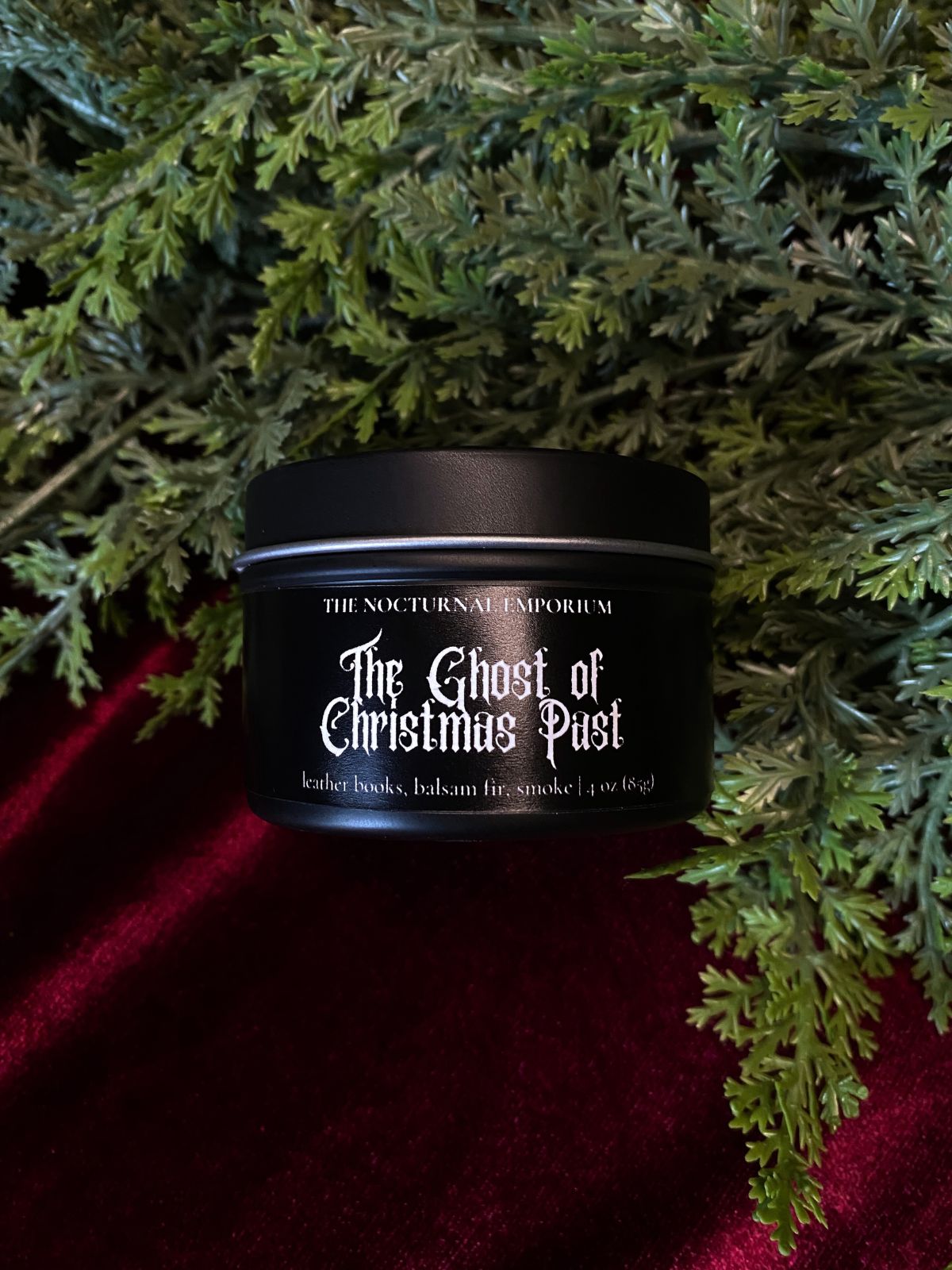 The Ghost of Christmas Past Tin Candle