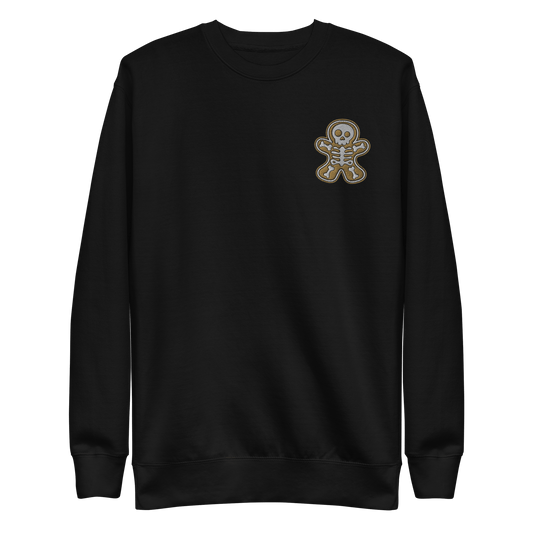 Gingerdead Man Embroidered Sweatshirt