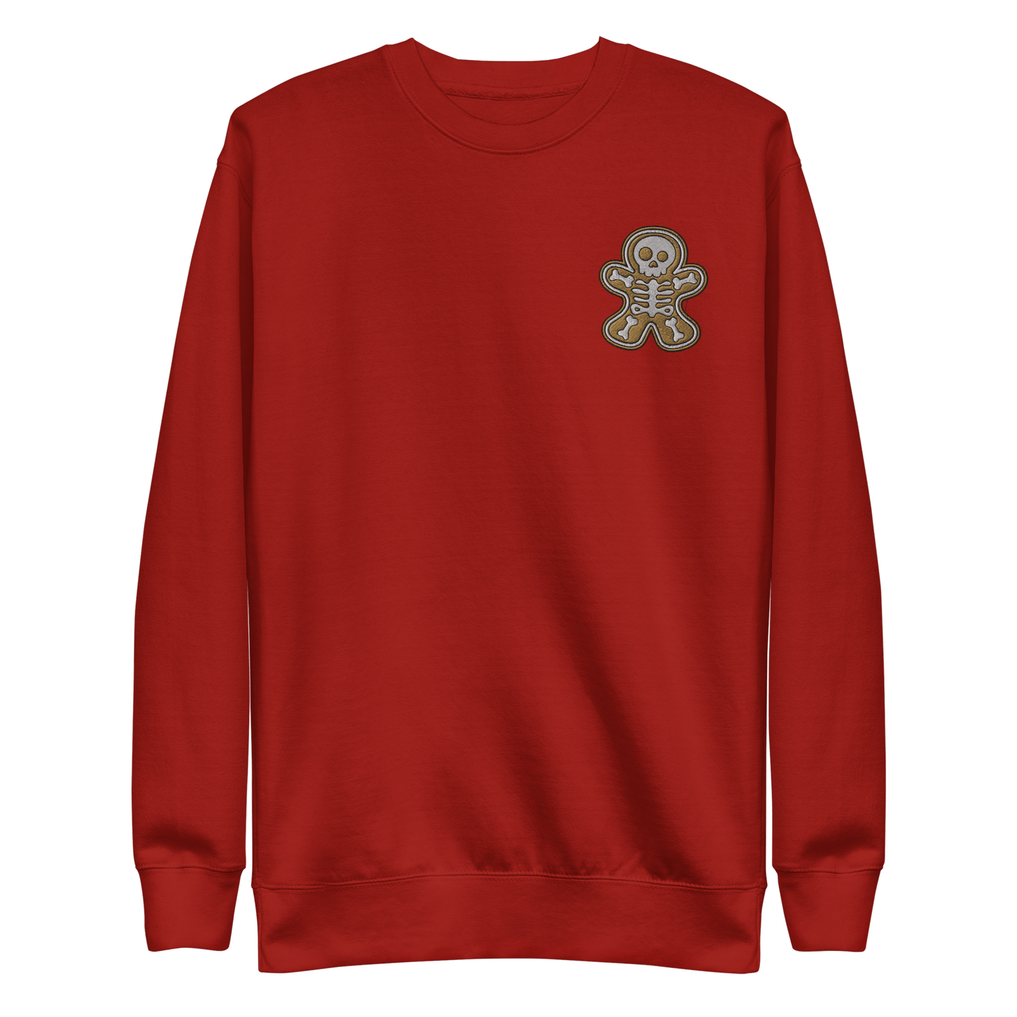 Gingerdead Man Embroidered Sweatshirt