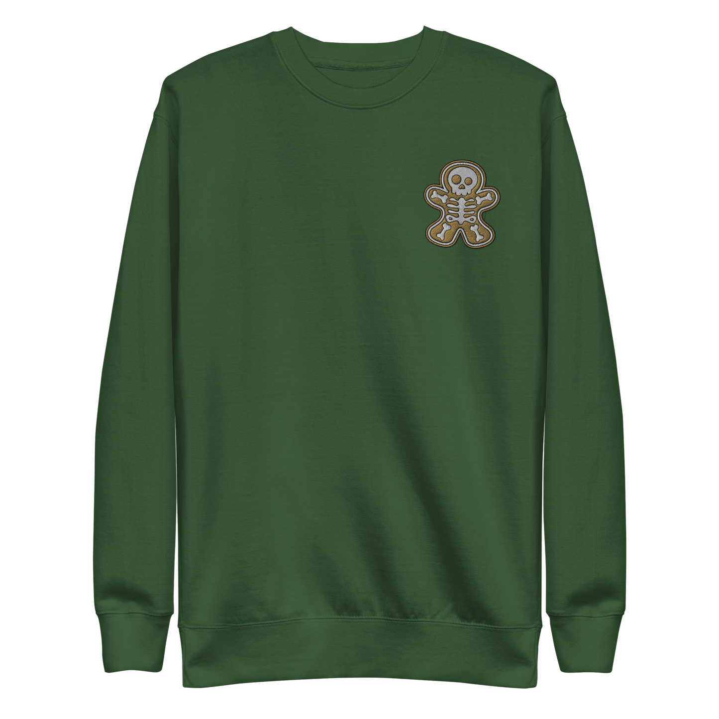 Gingerdead Man Embroidered Sweatshirt
